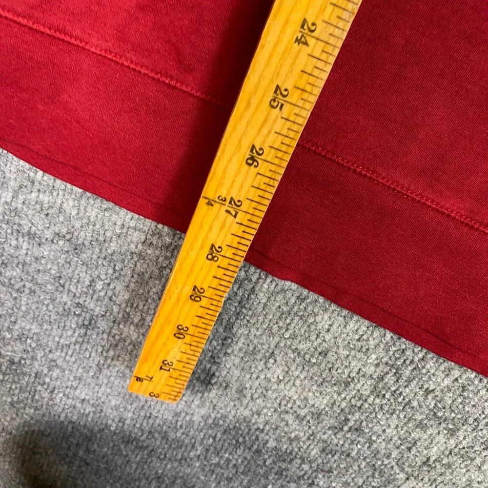 Polo Ralph Lauren Mens XXL Red Heathered Quarter Zip Pullover Pony Logo